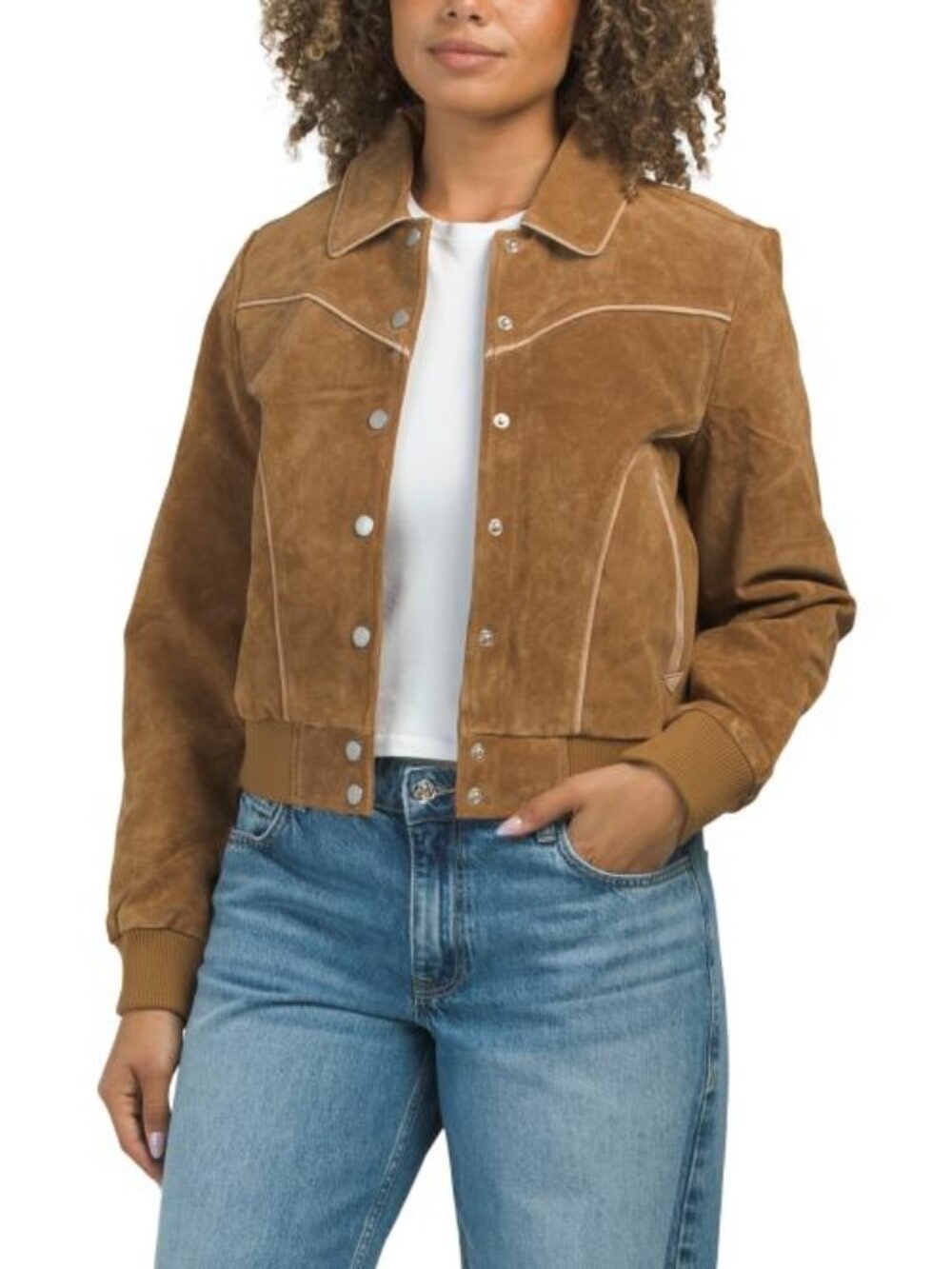 AVEC LES FILLES Suede Jacket
